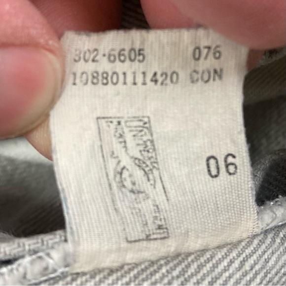 LEE Women’s Cut Off Shorts Gray Union Made VINTAGE 100% Cotton Size 7 MED - Picture 5 of 13